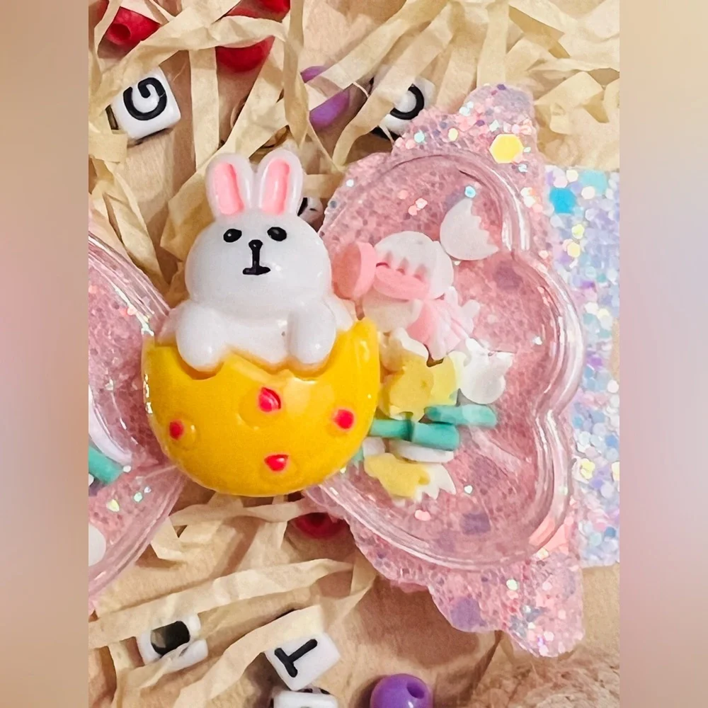Easter 🐣 Bunny shaker hair bow for kids